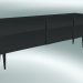 modello 3D Sideboard Large Reflect (nero) - anteprima