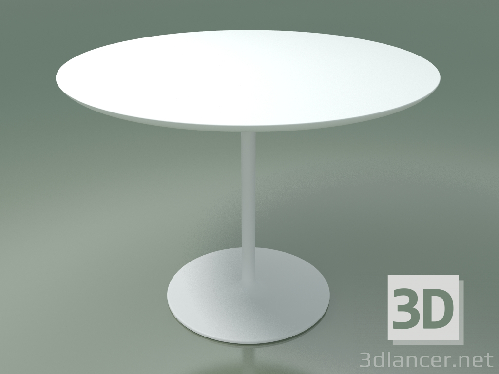 modello 3D Tavolo rotondo 0710 (H 74 - P 100 cm, F01, V12) - anteprima