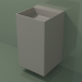 3D modeli Duvara monte lavabo (03UN26303, Clay C37, L 48, P 50, H 85 cm) - önizleme