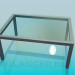 3d модель Скляний журнальний столик – превью