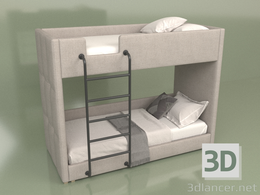 3 डी मॉडल चारपाई बिस्तर जाम्बिक - पूर्वावलोकन