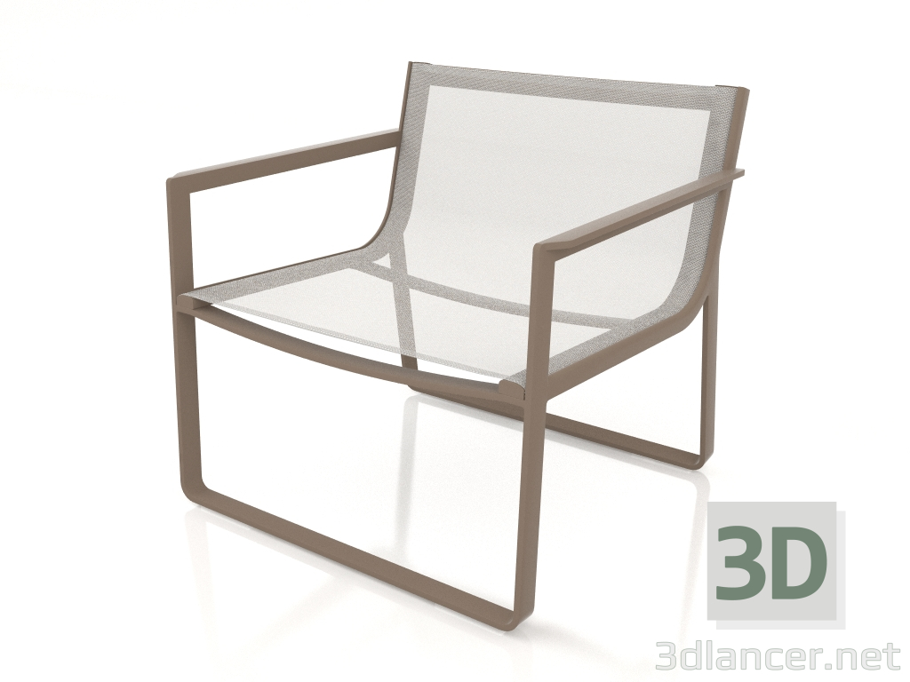 3d модель Клубное кресло (Bronze) – превью