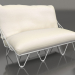 3D Modell 2-Sitzer-Sofa (Grau) - Vorschau
