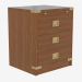 3d model Cupboard with three drawers - preview