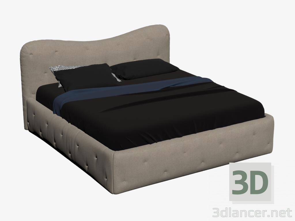 3 डी मॉडल बिस्तर ब्लॉब - पूर्वावलोकन