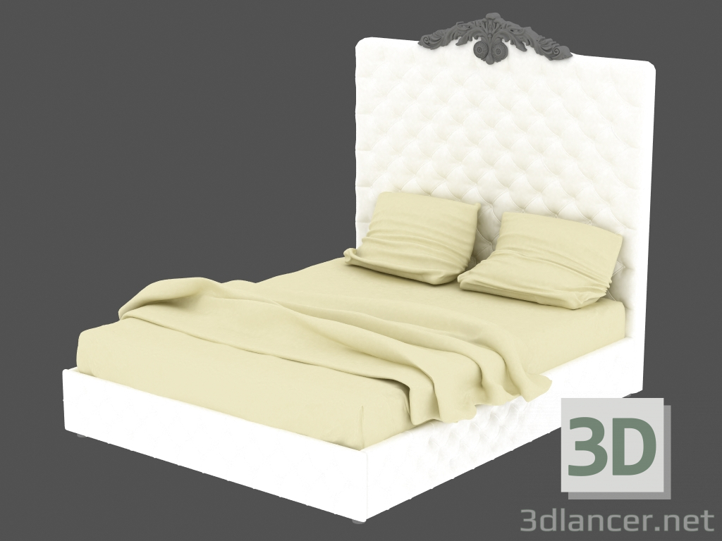 3D modeli Çift kişilik yatak AVERY yatak (1730) - önizleme