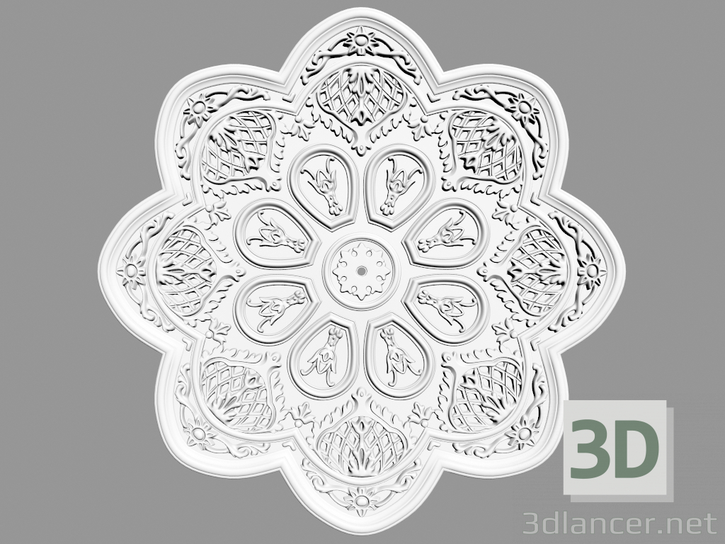 3d model Ceiling outlet (P63) - preview