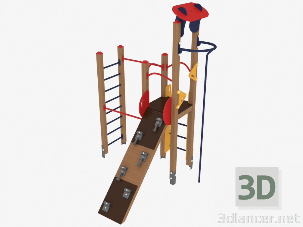 3d model Children's sports complex (7813) - preview