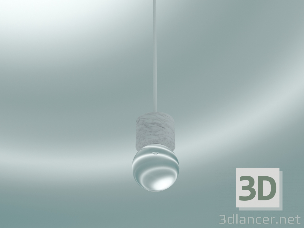 3 डी मॉडल लटकन दीपक संगमरमर प्रकाश (SV3) - पूर्वावलोकन