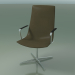 3D modeli Ofis koltuğu 2108CI (4 ayak, kolçaklı, döner) - önizleme
