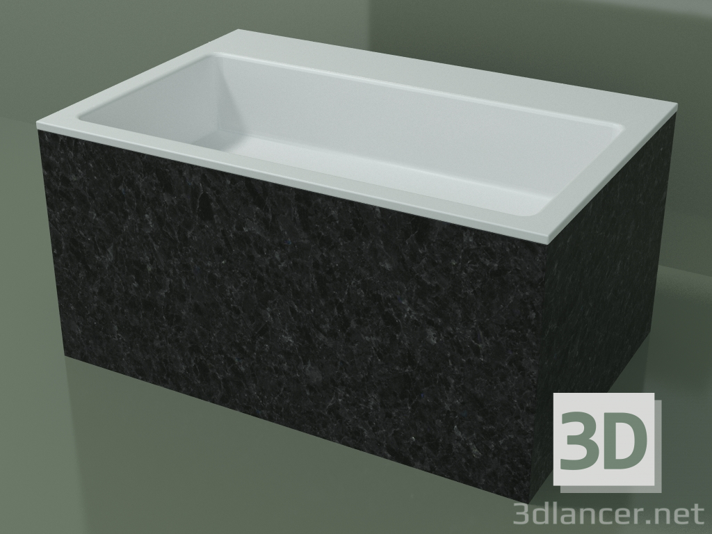 3d model Countertop washbasin (01R142302, Nero Assoluto M03, L 72, P 48, H 36 cm) - preview