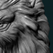 modello 3D di Leone testa decorativa comprare - rendering