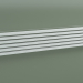 modello 3D Radiatore orizzontale RETTA (6 sezioni 1500 mm 60x30, bianco opaco) - anteprima
