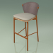 3d model Bar stool 050 (Brown, Metal Rust, Teak) - preview