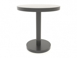 Dining table DT 012 (D=700x750, black plastic color)