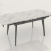 3 डी मॉडल फोल्डिंग टेबल लौरा 120-180 (सफेद मिट्टी के पात्र) - पूर्वावलोकन