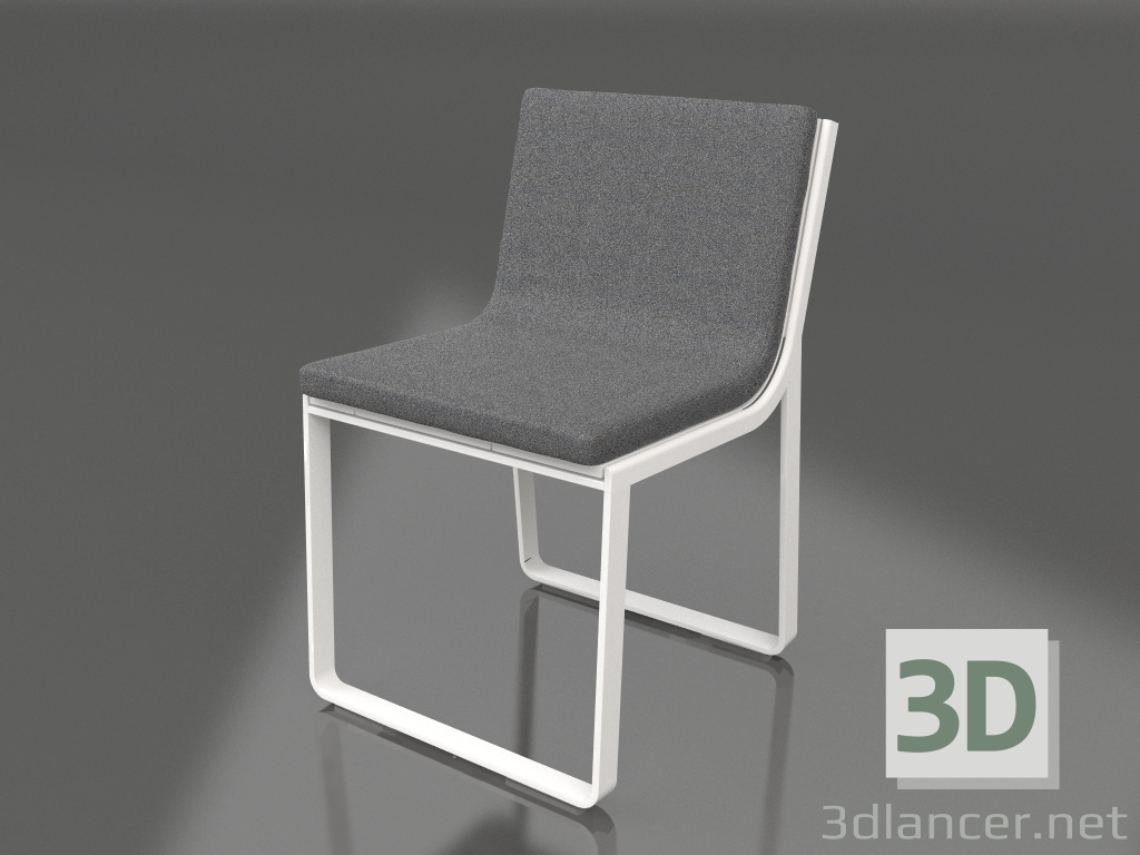 3d модель Обідній стілець (White) – превью