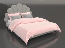 Дизайнерская кровать двуспальная с изголовьем Emily