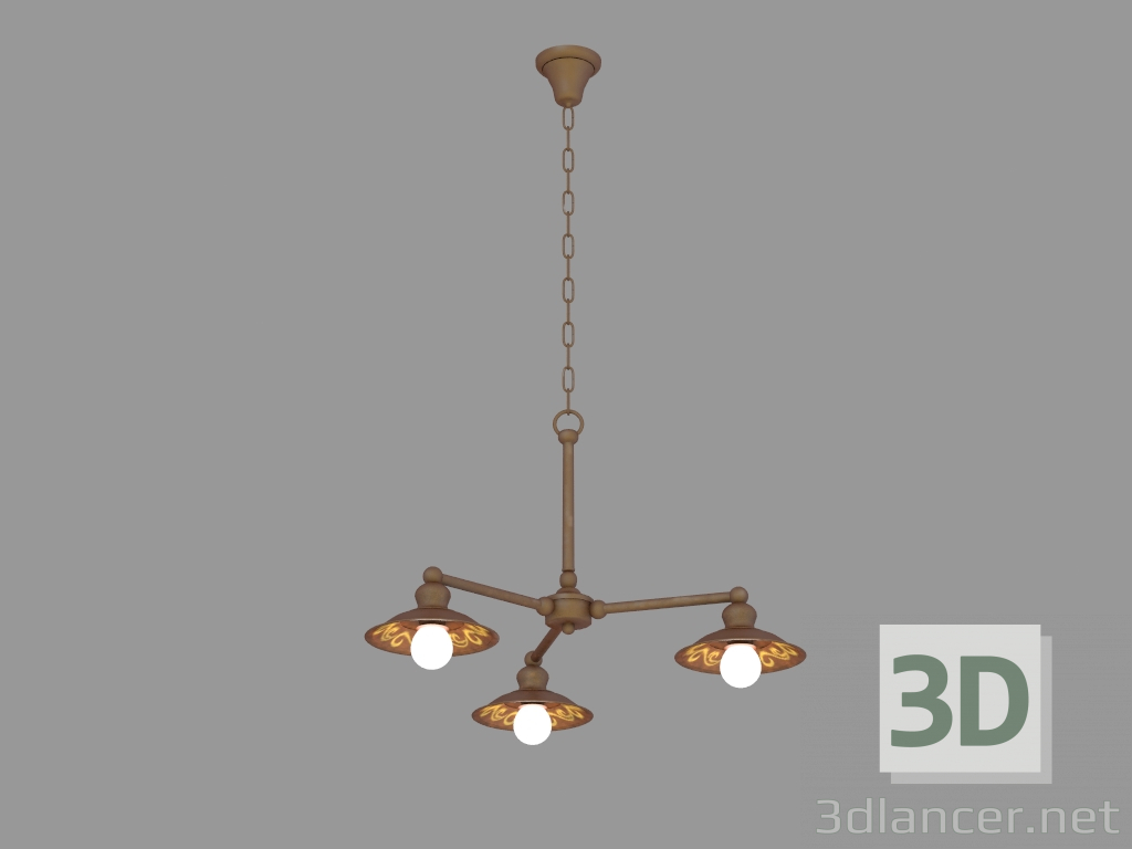 3d model Chandelier Magrib (1214-3P) - preview