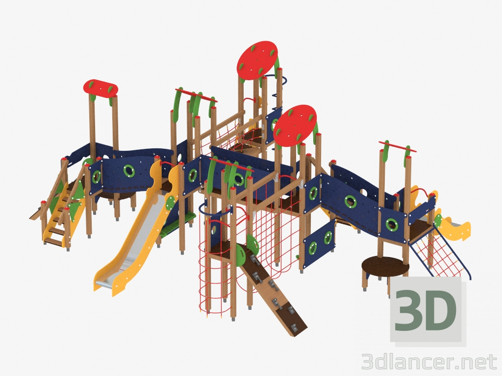 3 डी मॉडल बच्चों का खेल परिसर (2601) - पूर्वावलोकन
