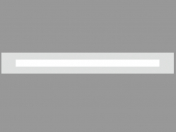 Recessed wall light RIGHELLO LONG FLAT DIFFUSER (S4517)