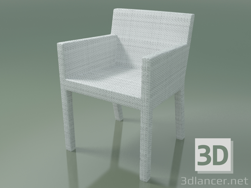modello 3D Poltroncina Street in polietilene InOut (224, bianco) - anteprima