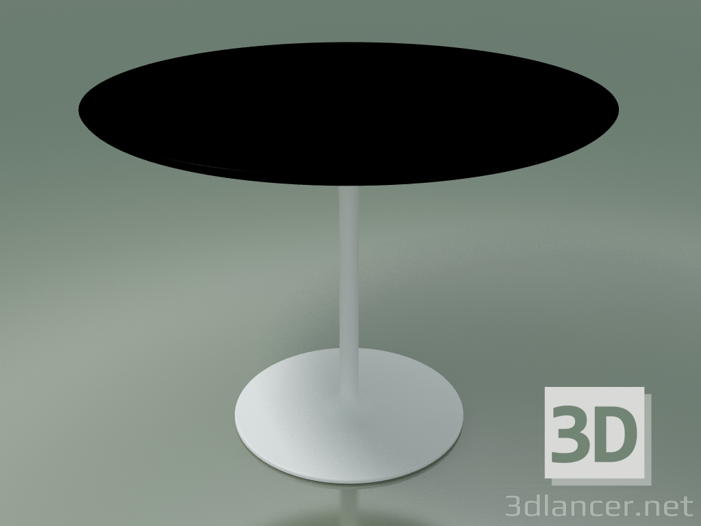 modello 3D Tavolo rotondo 0710 (H 74 - P 100 cm, F02, V12) - anteprima