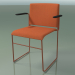 3d model Stackable chair with armrests 6605 (removable padding, V63) - preview
