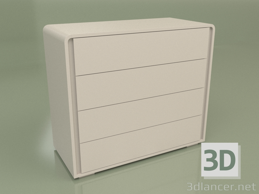 3d model Chest of drawers Ro 300 - preview