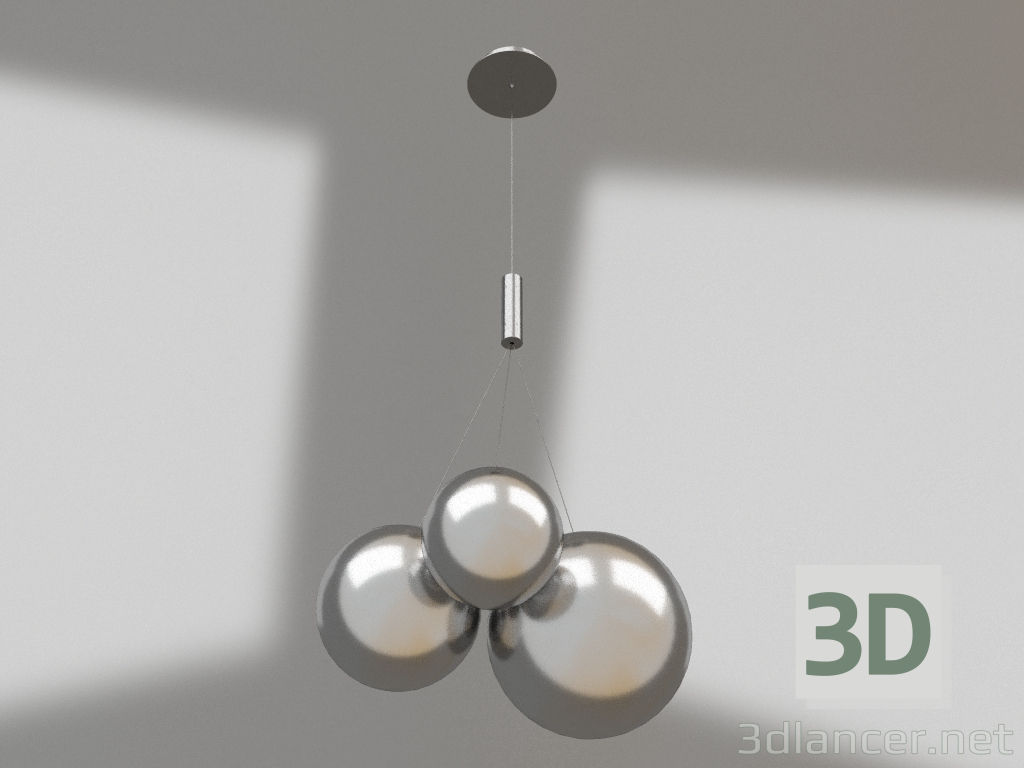 3d model Suspended LED chandelier Ballois (07559-3A,21) - preview