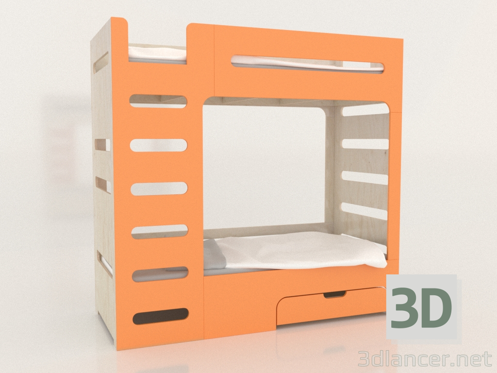 3D Modell Etagenbett MOVE EL (UOMEL1) - Vorschau
