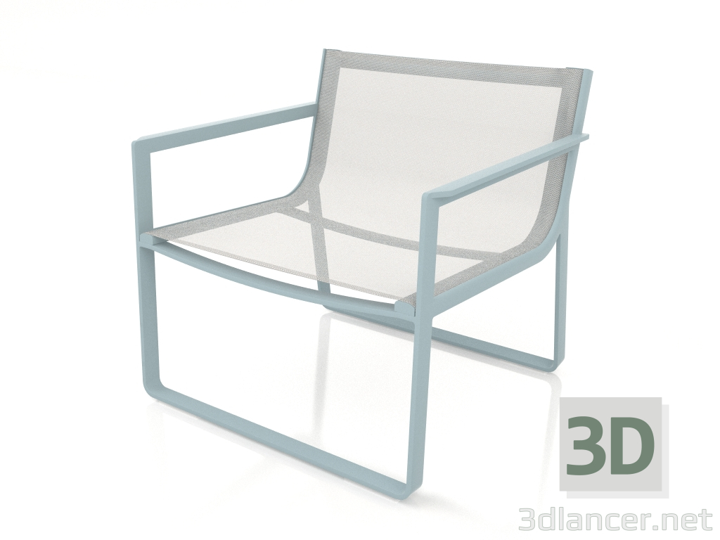 3d модель Клубне крісло (Blue grey) – превью