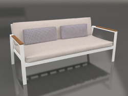 2-Sitzer-Sofa (Weiß)