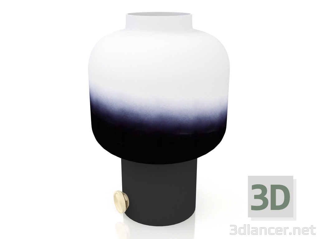 modello 3D Lampada da tavolo Moody (Nero) - anteprima