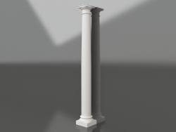 Gypsum column KK 025 (D=230-276mm, H=3310mm)