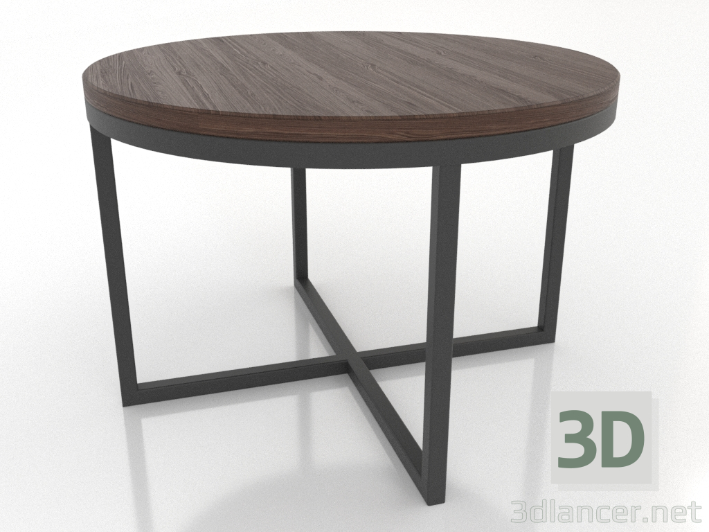 modèle 3D Table basse LARGE (noyer foncé) - preview modèle 3D Table basse LARGE (noyer foncé) - preview