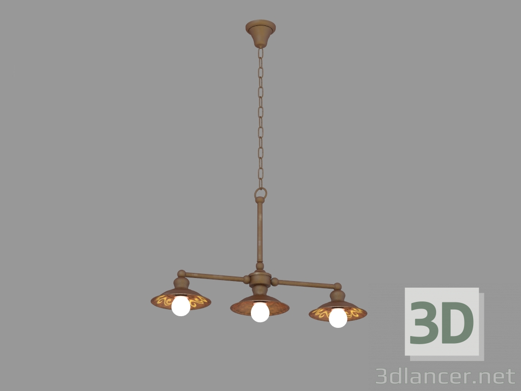 3d model Chandelier Magrib (1214-3P1) - preview