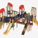 modèle 3D Complexe de jeux pour enfants (2602) - preview