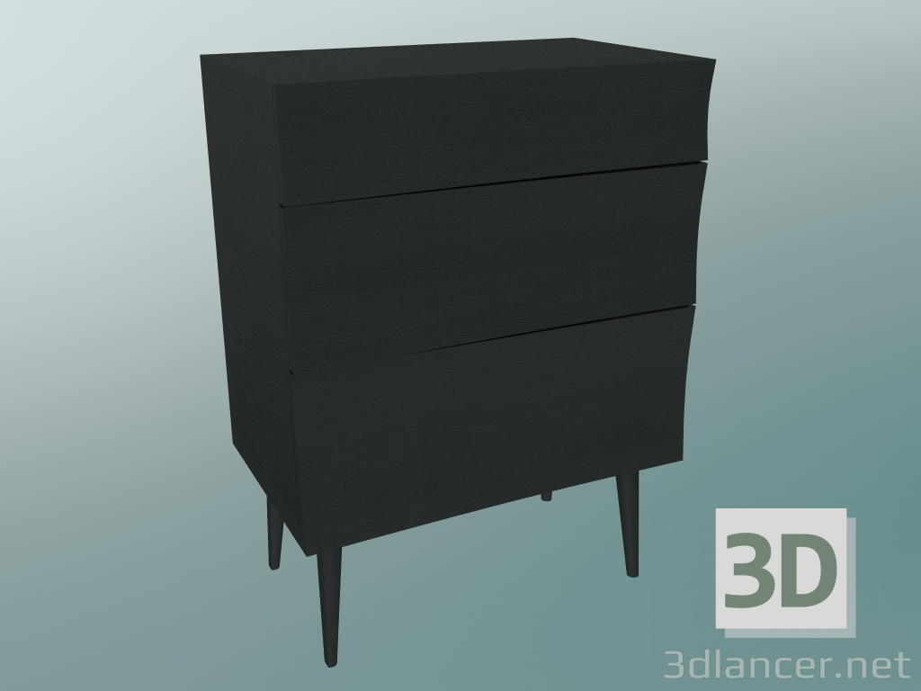 3d model Chest Reflect (Black) - preview