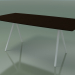 modèle 3D Table en forme de savon 5419 (H 74 - 90x180 cm, pieds 150 °, plaqué wengé L21, V12) - preview