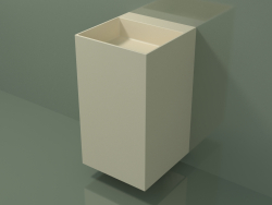 Wall-mounted washbasin (03UN26303, Bone C39, L 48, P 50, H 85 cm)