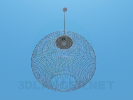 3d model Luminaire with mesh lampshade - preview 3d model Luminaire with mesh lampshade - preview
