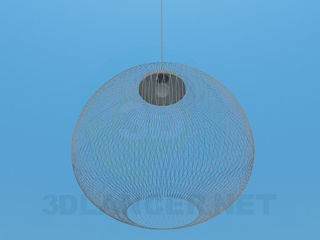 3d model Luminaire with mesh lampshade - preview 3d model Luminaire with mesh lampshade - preview