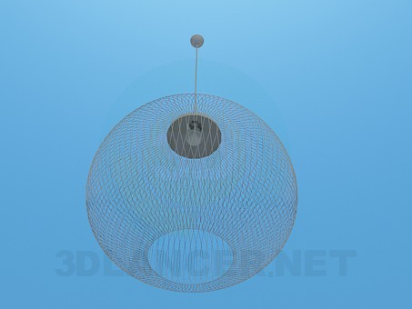 3d model Luminaire with mesh lampshade - preview 3d model Luminaire with mesh lampshade - preview
