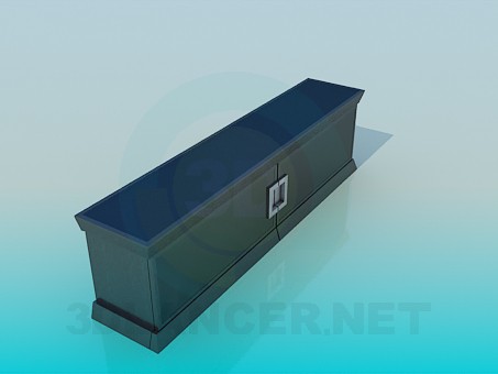 modelo 3D Consola baja - escuchar modelo 3D Consola baja - escuchar