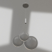 3d model Suspended LED chandelier Ballois transparent (07559-3A,21) - preview