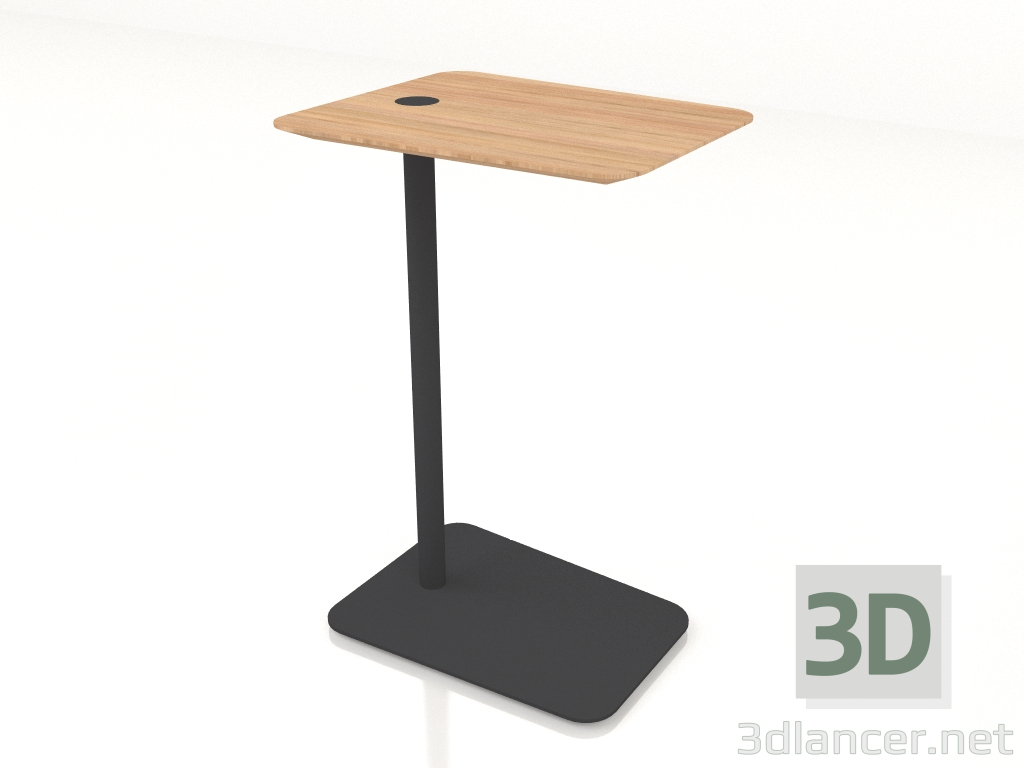modello 3D Tavolino Loop (Nero) - anteprima