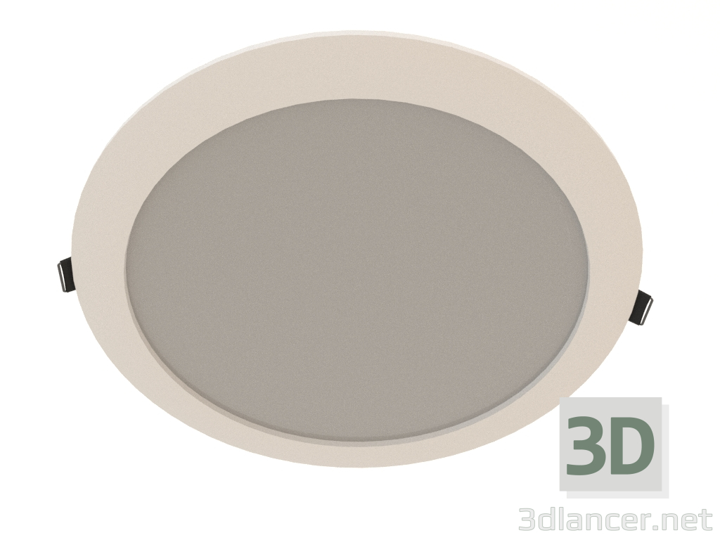 3d model Recessed luminaire (6392) - preview