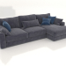3d model Sofa-bed SHERLOCK (upholstery option 4) - preview