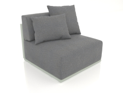 Módulo de sofá seção 3 (cinza cimento)